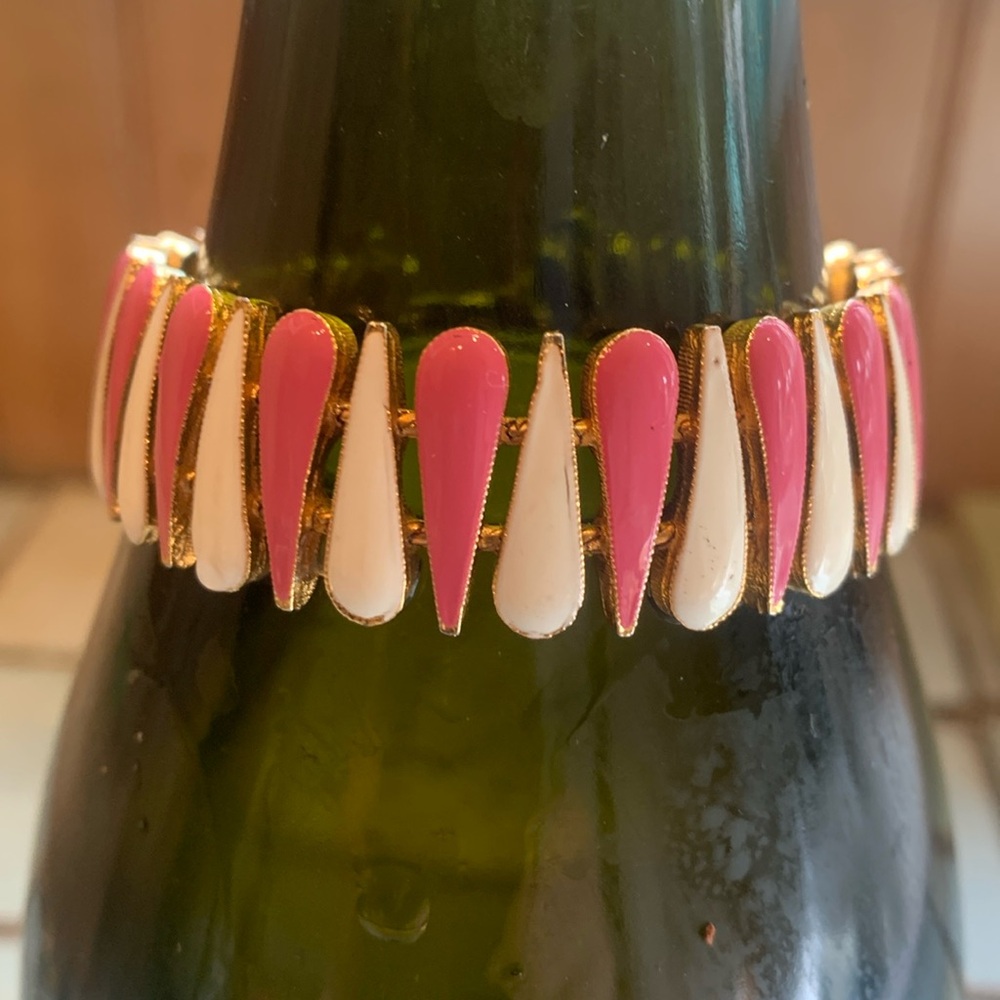 Vintage mid-century Viro Italian enameled bracelet.